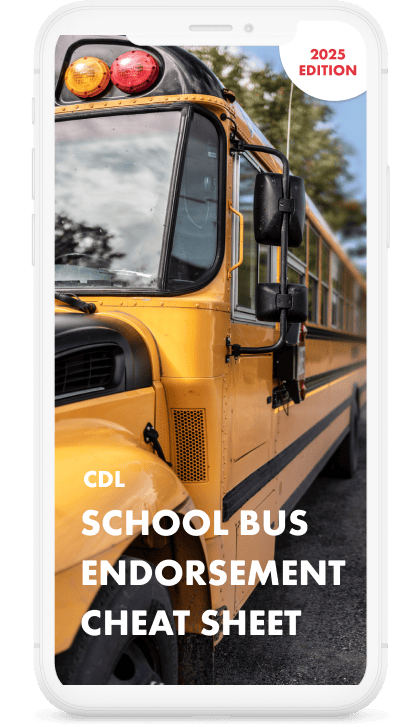 CDL - Endorsement S (School Bus) Cheat Sheet