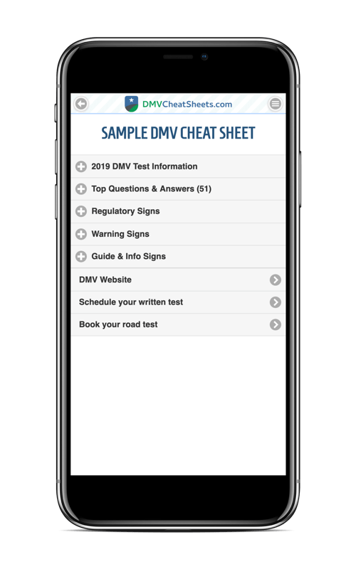 dmv written test sample