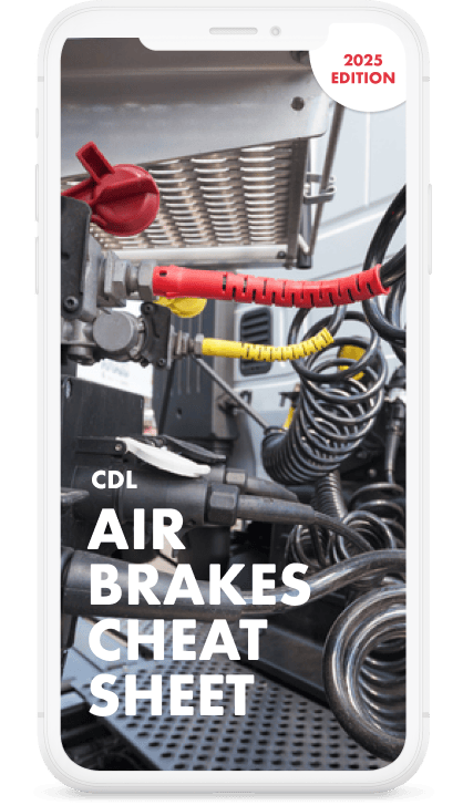 CDL - Air Brakes Cheat Sheet