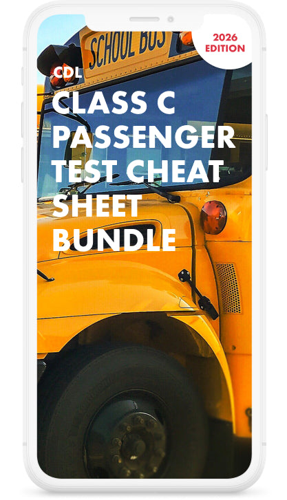 CDL - Class C License w/ Passenger Test Bundle