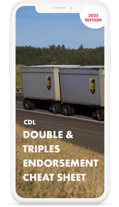 CDL - Endorsement T (Doubles & Triples) Cheat Sheet