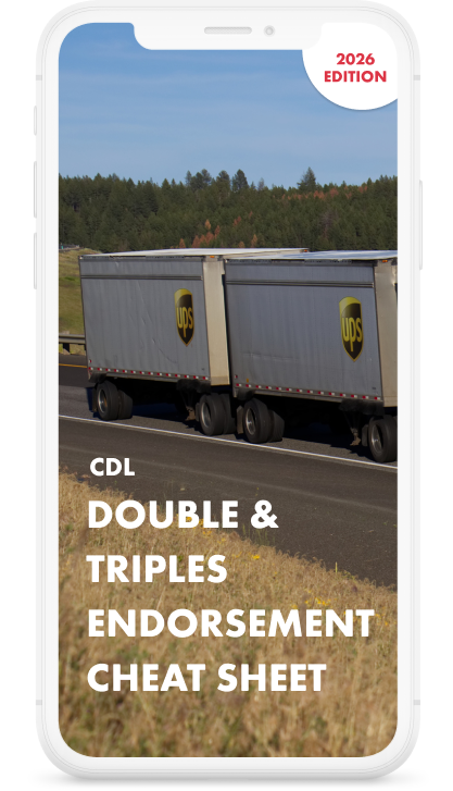 CDL - Endorsement T (Doubles & Triples) Cheat Sheet