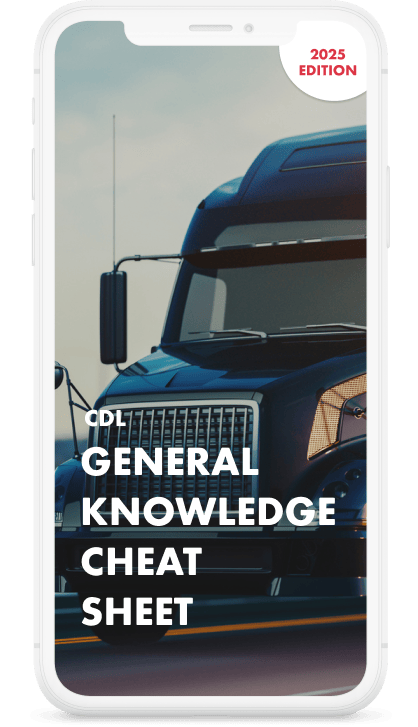 CDL - General Knowledge Exam Cheat Sheet