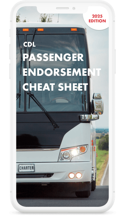 CDL - Endorsement P (Passenger) Cheat Sheet